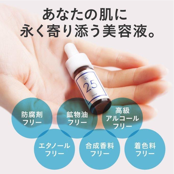 美容液 ビタミンC プラスピュアVC25ミニ 2mL おひとり様2本まで メール便｜pluskirei｜09