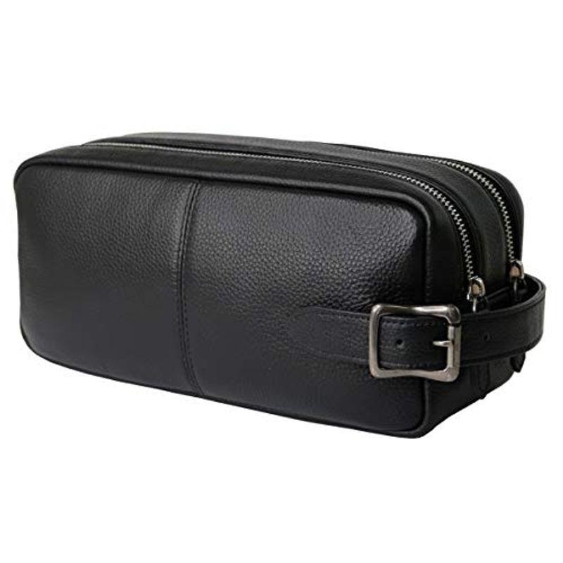 Gracgent セカンドバッグ メンズ 本革 メンズ バッグインバッグ レザー ダブルファスナー Lanilani4 クラッチバッグ