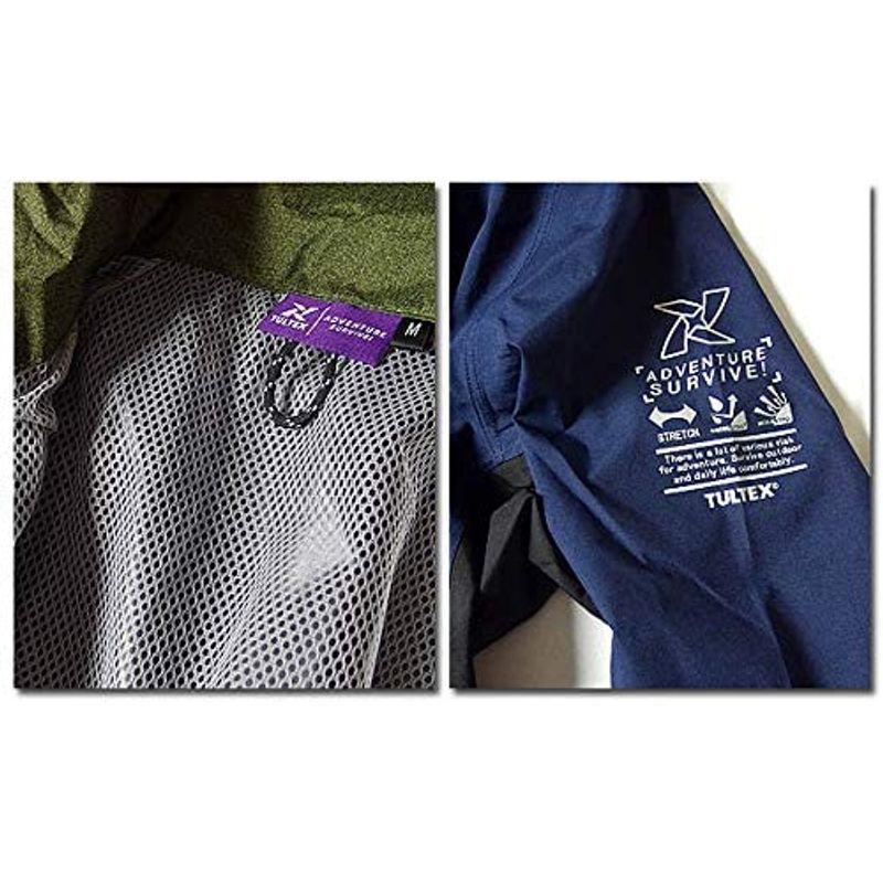 人気ブランドの新作 ウインドブレーカー マウンテンパーカー タルテックス Tultex レインジャケット M ネイビー メンズ 撥水加工 防風 防水 ストレッチ レインコート レインウエア Fdctheclub Com