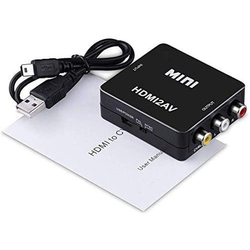 即日発送 RCA to HDMI変換コンバーター AV to HDMI 変換器 AV2HDMI コンポジットをHDMIに変換アダプタ音声転送 AV -  HDMIケーブル - www.we-job.com