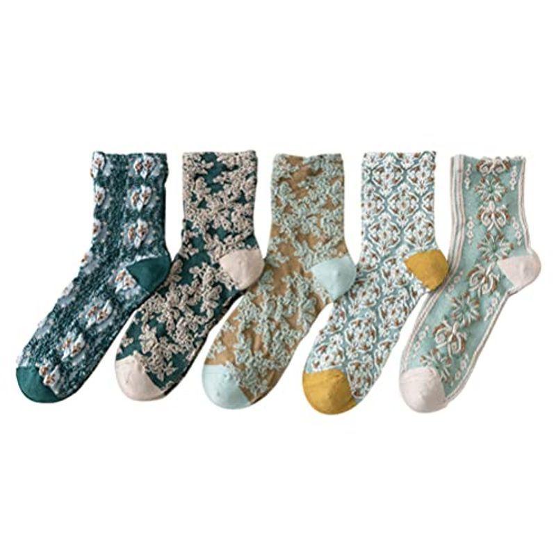 Aoiremon 靴下 レディース おしゃれ 5足セット ショートソックス靴下 女性 かわいい 綿 スニーカー くつ下 女子 丈夫 四季 母 Riquomezqg レディースファッション Llamalaundry Com