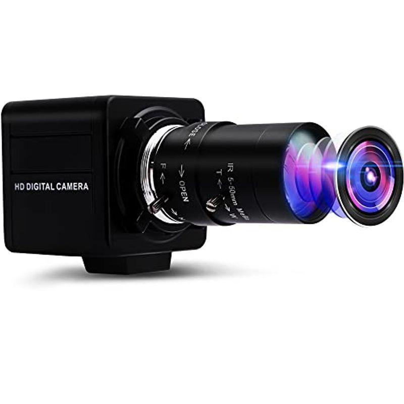 福袋特集 2021 ELP 光学ズーム Webカメラ 800万画素 4倍ズーム ウェブカメラ 2448P 2.8-12mm可変焦点レンズ Web会議用カメラ 8 Webカメラ