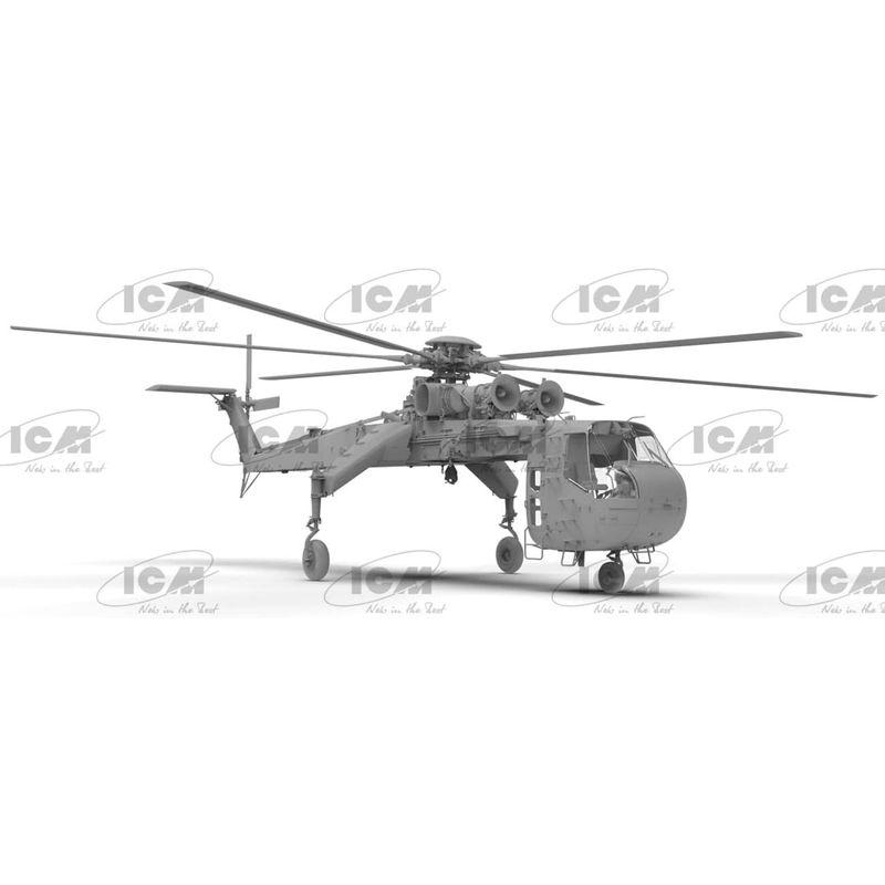 ICM 1/35 アメリカ陸軍 重輸送ヘリコプター シコルスキー CH-54A タルヘ プラモデル 53054 1/35 アメリカ陸軍 重輸送ヘリコプター シコルスキー CH 54A タルヘ プラモデル