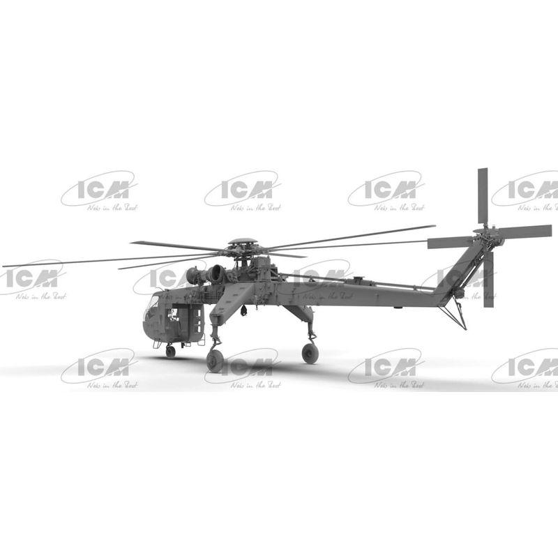 ICM 1/35 アメリカ陸軍 重輸送ヘリコプター シコルスキー CH-54A タルヘ プラモデル 53054 1/35 アメリカ陸軍 重輸送ヘリコプター シコルスキー CH 54A タルヘ プラモデル
