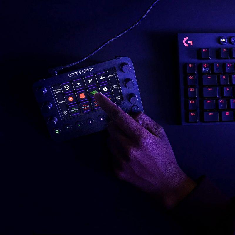 Loupedeck Live ? ライブ配信、写真、ビデオ編集用のPC接続コントローラ カスタマイズ可能なボタン ダイヤル タッチスクリーン Live ライブ配信 写真 ビデオ編集用のPC接続コントローラ カスタマイズ可能なボタン ダイヤル タッチスクリーン