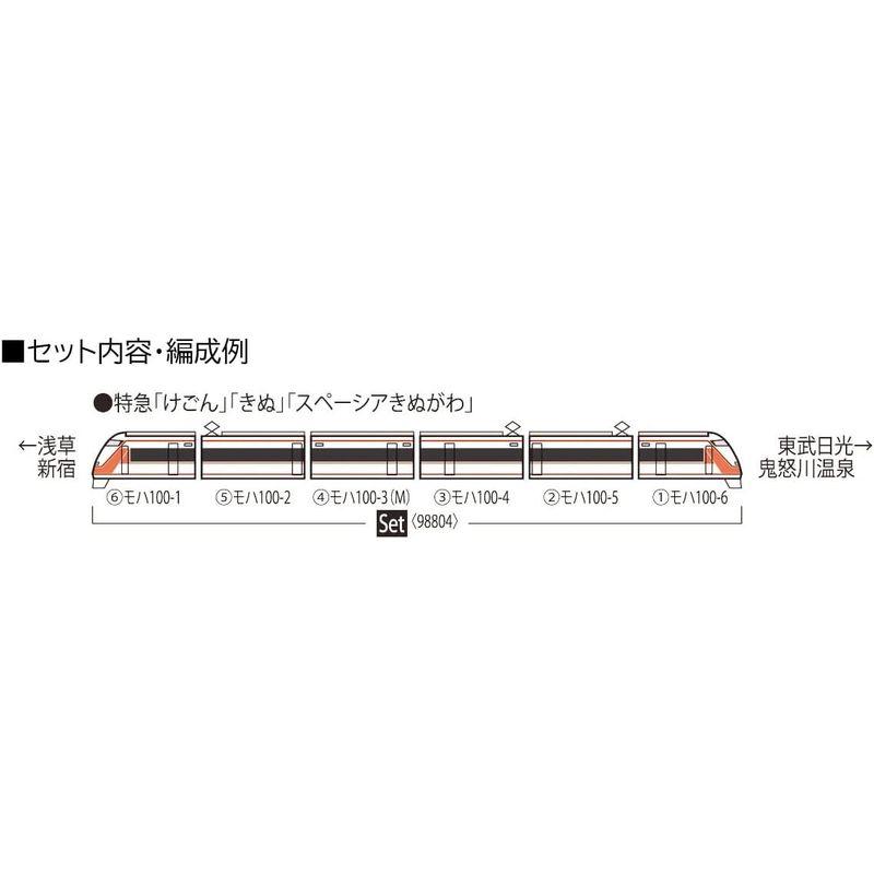 TOMIX Nゲージ 東武100系スペーシア 登場時カラー セット 98804 鉄道模型 電車 Nゲージ 東武100系スペーシア 登場時カラー セット 鉄道模型 電車