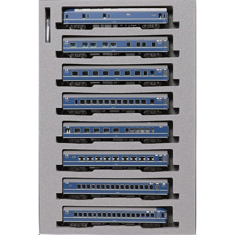 25【新品未使用】 KATO Nゲージ 20系寝台特急 あさかぜ 初期編成 8両基本セット 10-1725 鉄道模型 客車 青 【E1929260575】(11152円)