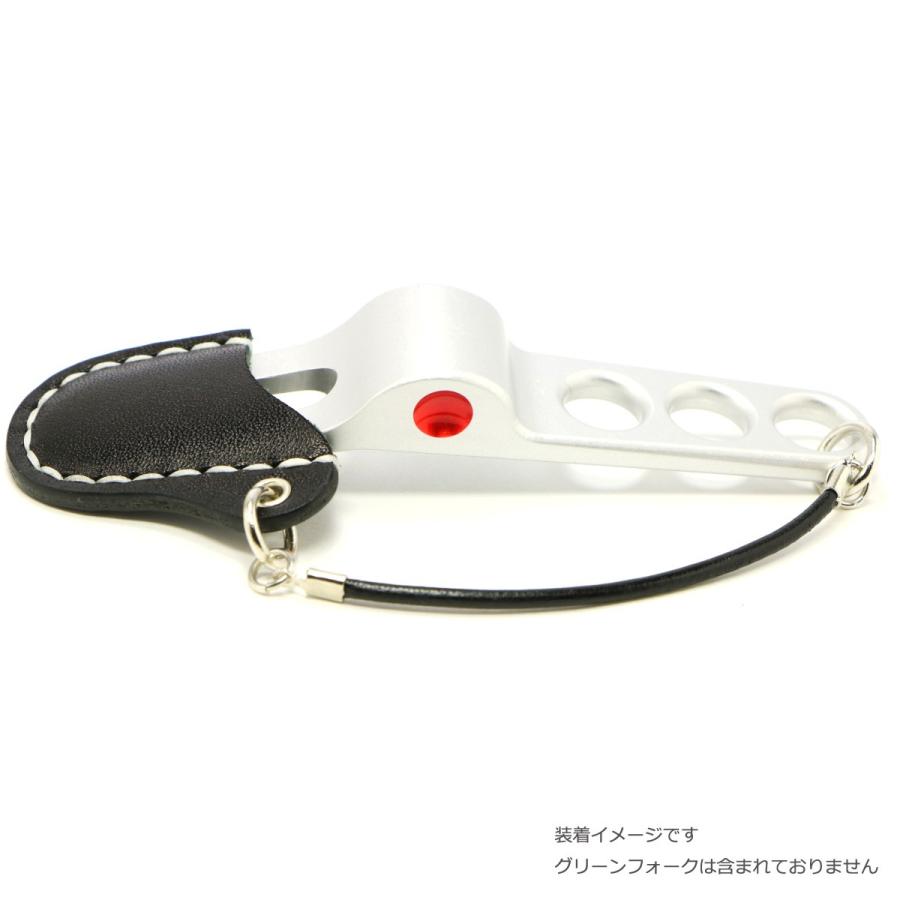 スコッティキャメロン グリーンフォーク 専用栃木レザーケース　黒革 X 白糸 | SCOTTY CAMERON | 03