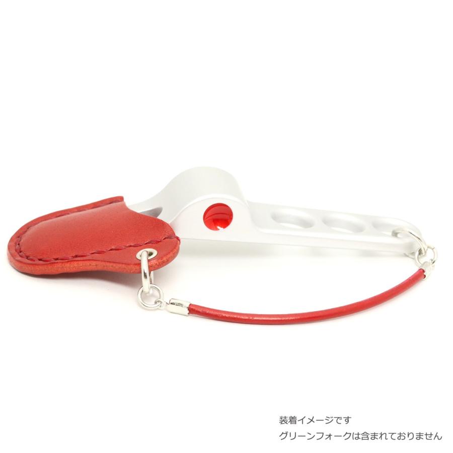 スコッティキャメロン グリーンフォーク 専用栃木レザーケース　赤革 X 赤糸 | SCOTTY CAMERON | 03
