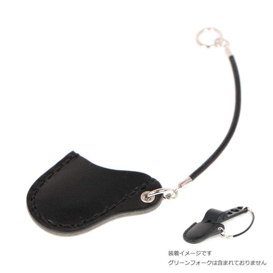 スコッティキャメロン グリーンフォーク 専用栃木レザーケース 黒革 X 