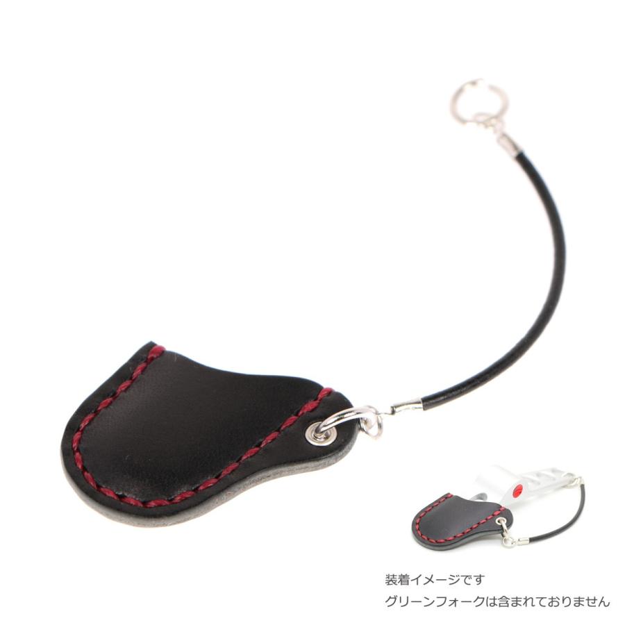 スコッティキャメロン グリーンフォーク 専用栃木レザーケース　黒革 X 赤糸 | SCOTTY CAMERON | 01