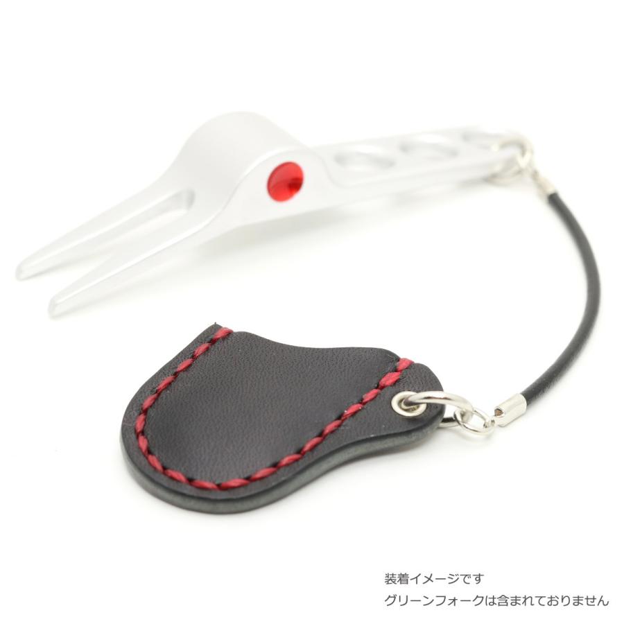 スコッティキャメロン グリーンフォーク 専用栃木レザーケース　黒革 X 赤糸 | SCOTTY CAMERON | 04