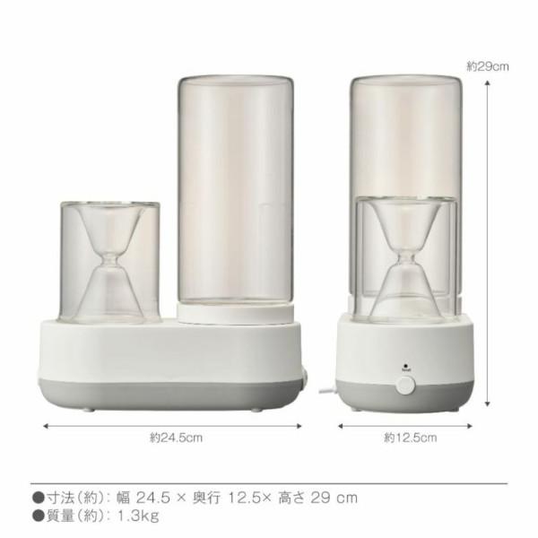 【寝室専用加湿器】ドウシシャ 加湿器 Korobaan 200S ホワイト 2 超音波式加湿器 Korobaan 200 KSY-201 WH ドウシシャ ホワイト