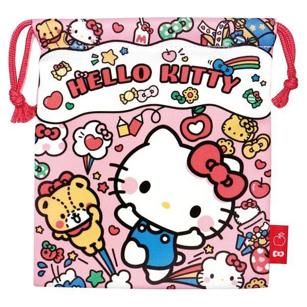メール便発送 巾着ハローキティジャンプ FRK955 ジェイズプランニング