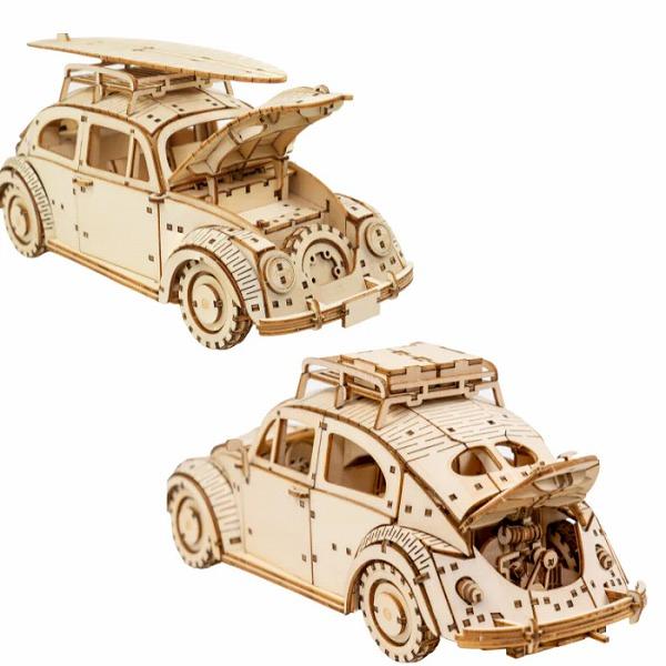 Wooden Art ki-gu-mi Vintage フォルクスワーゲン ビートル 無地