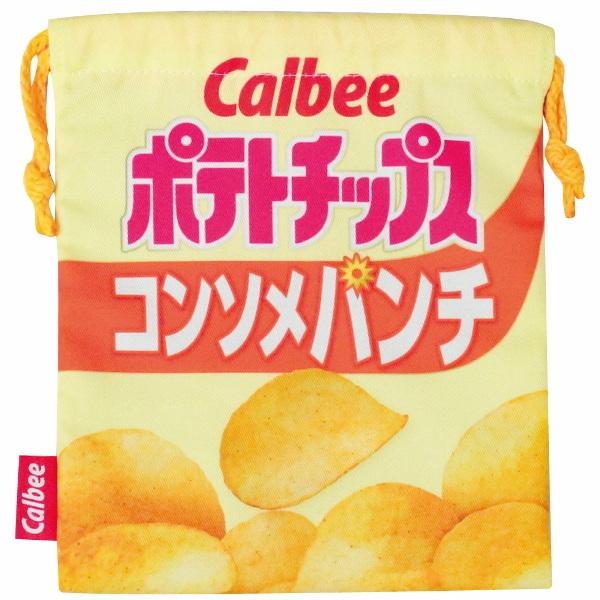 ネコポス発送 お菓子パッケージ巾着 ポテトチップス Frk865 キャラクター巾着 プレゼント プラスマート ヤフー店 通販 Yahoo ショッピング