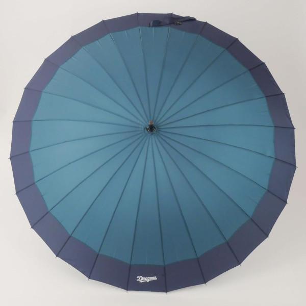 中日ドラゴンズ 24本骨 蛇の目傘 60cm LC-UBL-3310 サントス 長