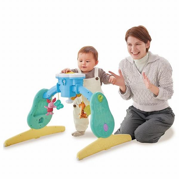 【美品】くまのプーさん　プーメリー　その他おもちゃセット えらべる回転 6WAYジムにへんしんメリー プラス くまのプーさん