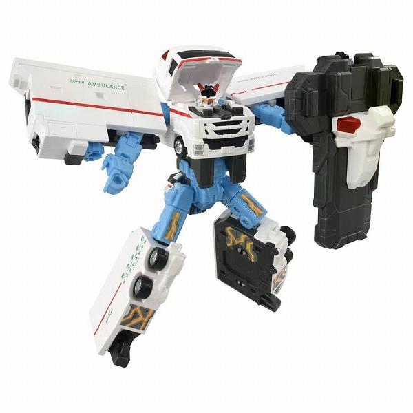 トミカ ジョブレイバー TJBDX ハイパーレスキューブレイバー レッドサラマンダー＋スーパーアンビュランス DXセット タカラトミー ギフト プレゼントの画像