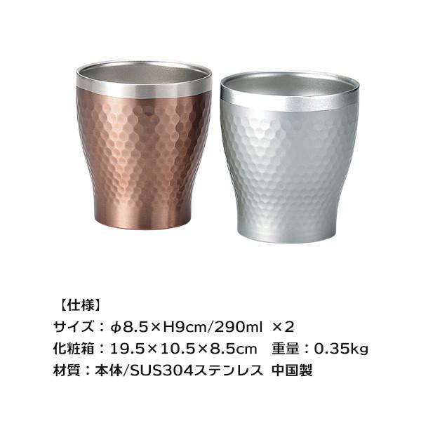 maebata（前畑） リュクス タンブラー 290ml ペアメタル プルミエール