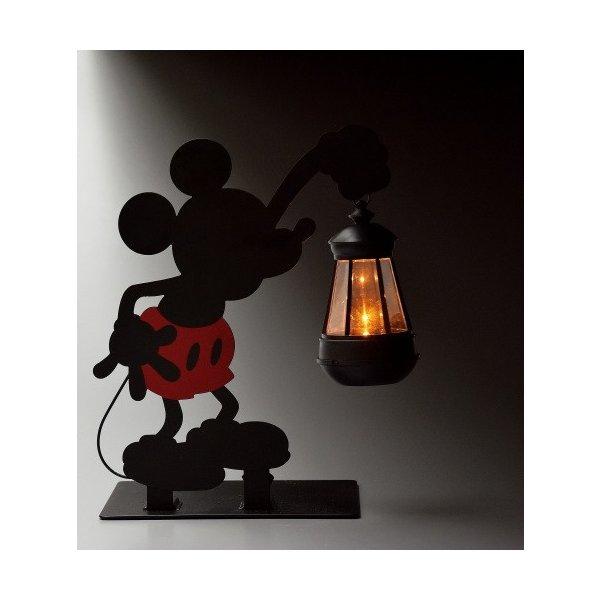 ディズニー ミッキー シルエットソーラーライト 自動点灯ガーデン