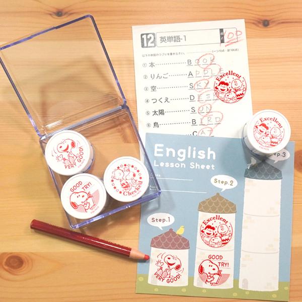 ビバリー（Bevery） スヌーピー 英語 先生のごほうびスタンプ SE4-049