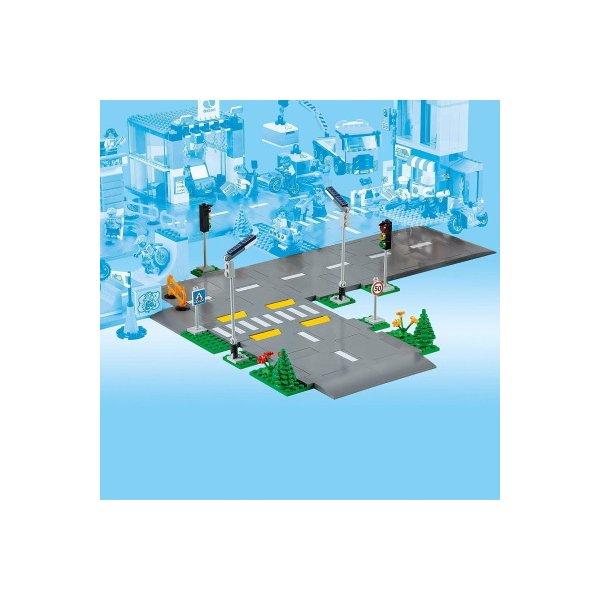 LEGO CITY レゴ シティ つながる！ロードプレート 交差点 60304