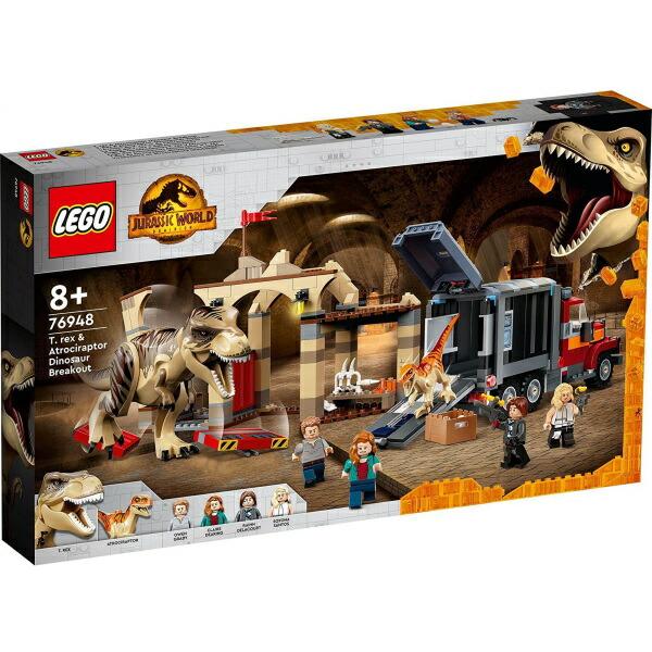 レゴ ジュラシック・ワールド T-レックスとアトロキラプルの大脱走 76948  LEGO プレゼント ギフト おもちゃ ブロック｜plusmart｜03