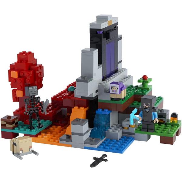 レゴ マインクラフト 荒廃したポータル 21172 LEGO ブロック おもちゃ プレゼント ギフト｜plusmart｜03