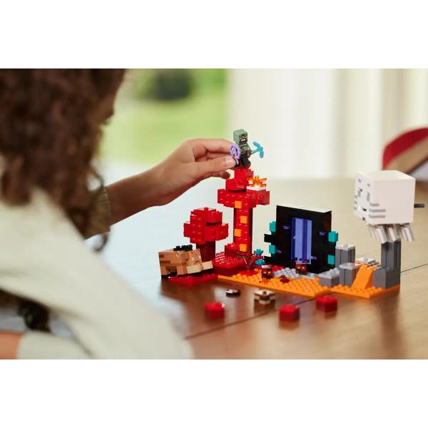LEGO（レゴ） マインクラフト ネザーポータルの戦い 21255 LEGO
