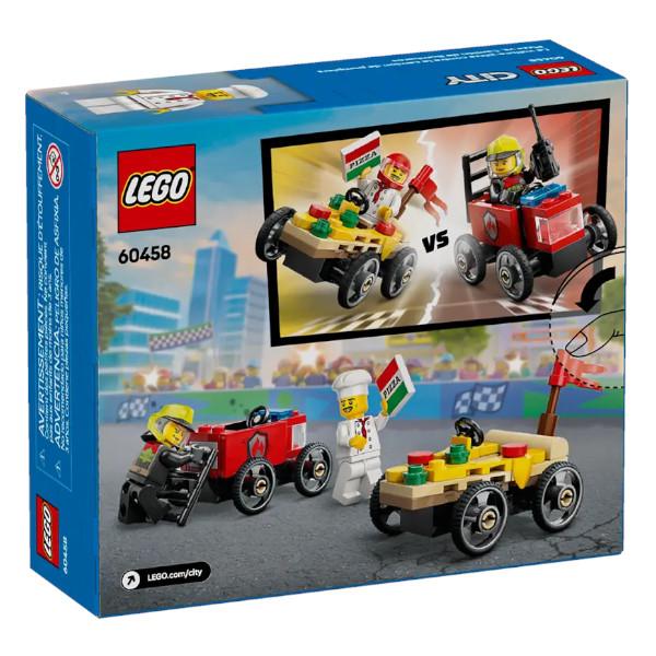 LEGO CITY レゴ シティ ピザ屋と消防車 レースカーパック 60458