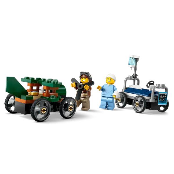 LEGO CITY レゴ シティ 飛行機対病院のベッド レースカーパック 60459