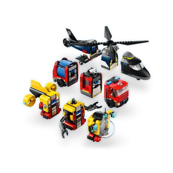 LEGO CITY レゴ シティ ヘリコプター・消防車・潜水艦 コンボ 60462