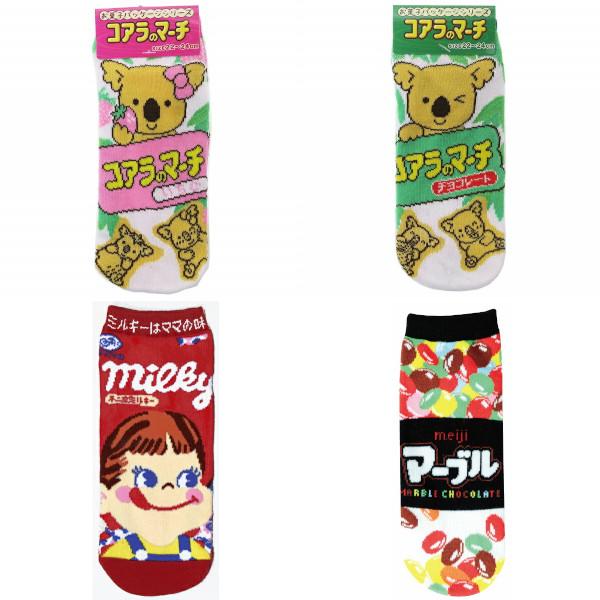 メール便送料無料 お菓子靴下 おまかせ6足セット ソックス 福袋