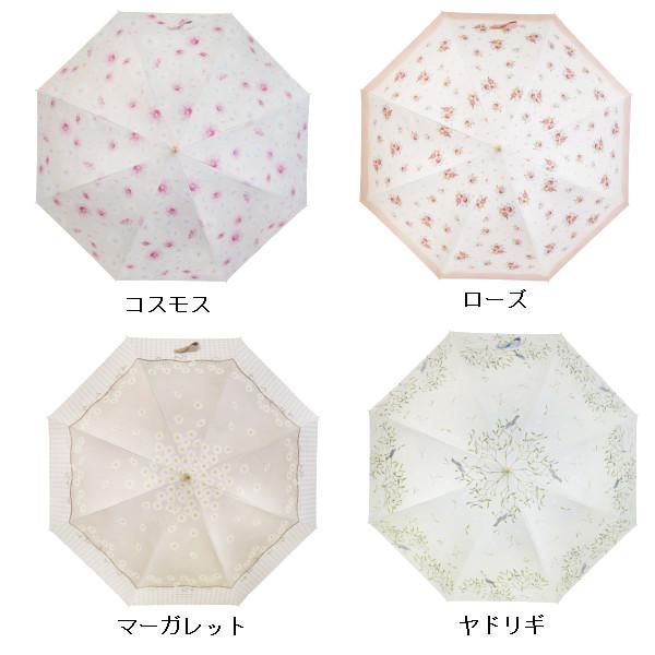 晴雨兼用ジャンプ傘 ハナノナ JK-168 日傘 長傘 55cm レディース