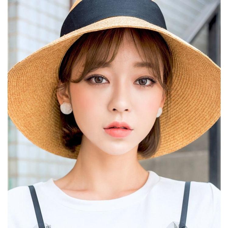plusnao 麦わら帽子 リボン付き帽子 リボン付きハット カンカン plusnao 麦わら帽子 リボン付き帽子 リボン付きハット カンカン