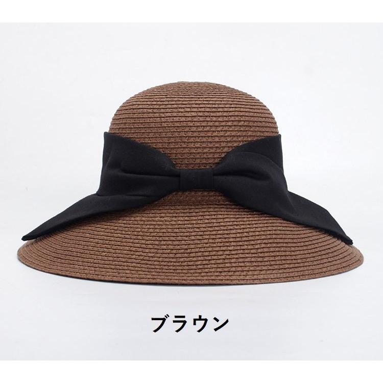 カワムラ帽子店◯麦わら帽子 リボン付き