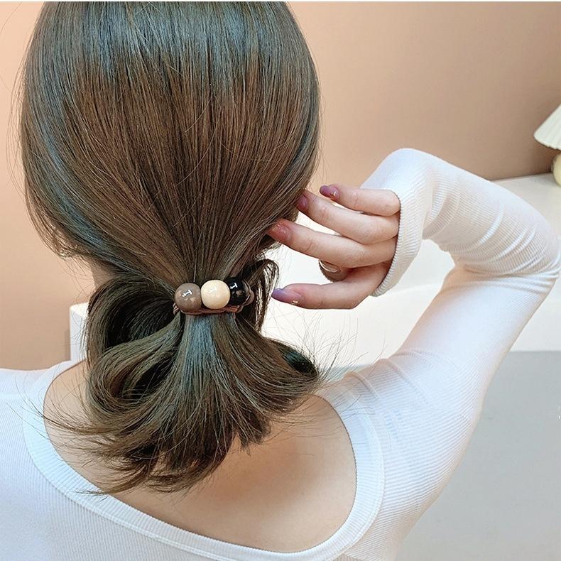 白　ポニーテール　ヘアゴム　ヘアアレa4g5a Amazon | France Luxe コーン カフ ポニー ヘアゴム 付け替え