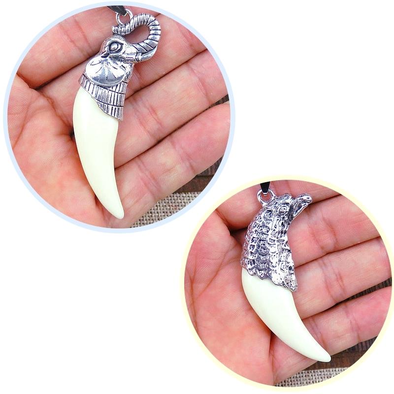 ペンダント メンズ レディース ネックレス アクセサリー 牙 キバ