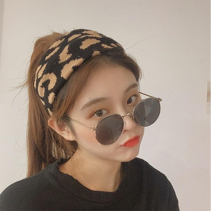 ヘアバンド ヘットバンド レディース 女性 ヘアアクセサリー ファッション雑貨 小物 ターバン風 幅広 総柄 ヒョウ柄 レオパード グレー ホワイト プラスナオ Paypayモール店 通販 Paypayモール