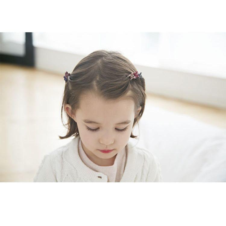 plusnao ヘアクリップ 10個セット ミニ バンスクリップ 子供用 前髪 