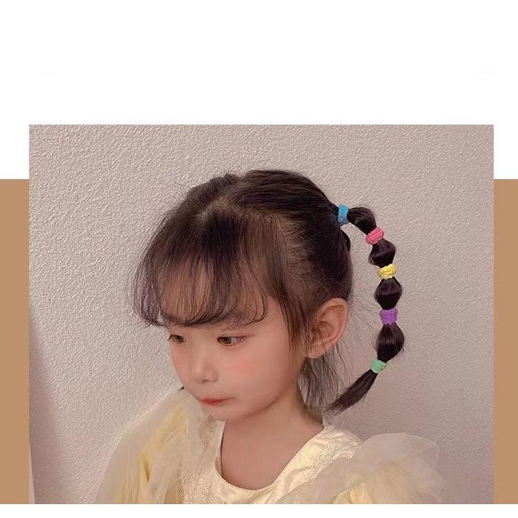 plusnao ヘアゴム 髪ゴム 100個セット キッズ ベビー ジュニア 子供