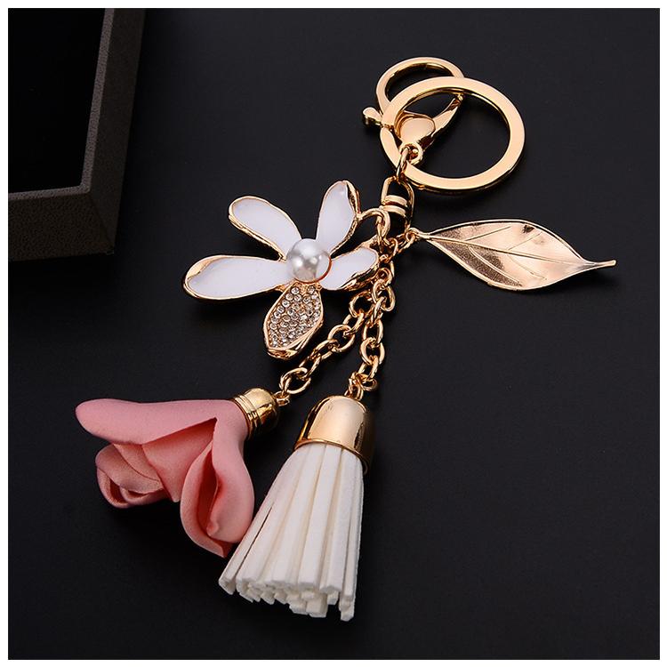 キーホルダー キーリング バッグチャーム レディース 女性 キーチャーム キーチェーン ラインストーン キラキラ フェイクパール タッセル ナスカン プラスナオ Paypayモール店 通販 Paypayモール
