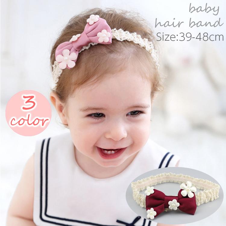 ヘアバンド ヘッドバンド 子供用 ベビー キッズ 赤ちゃん 女の子 ヘアアクセサリー リボン フラワー 花 レース おしゃれ かわいい お出かけ パー Acc 067 プラスナオyahoo 店 通販 Yahoo ショッピング