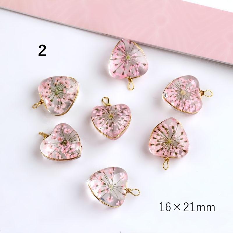 【専用】　ハンドメイド　ピアス　2セット ボディピアス 4G 2G ハートピアス ブラック アクリルピアス