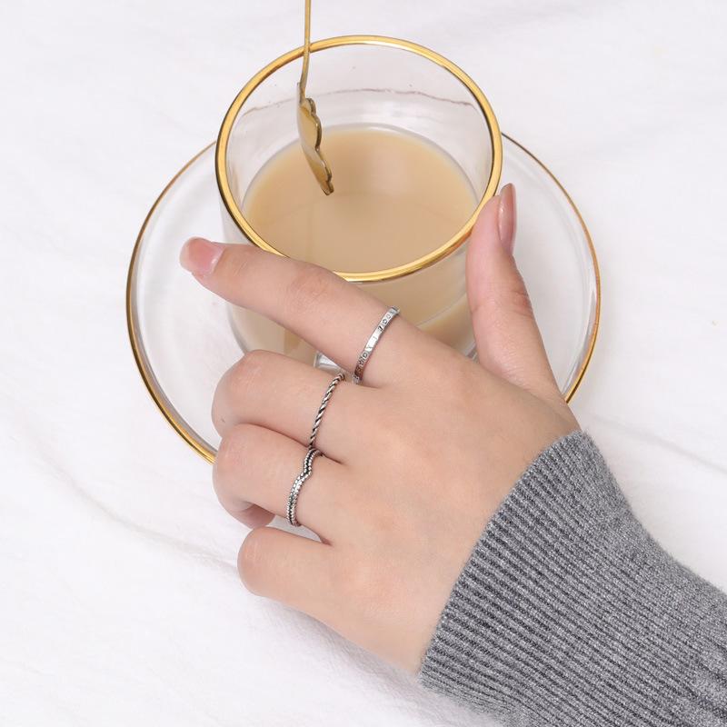 リング 指輪 レディース フリーサイズ オープンリング シンプル 上品 