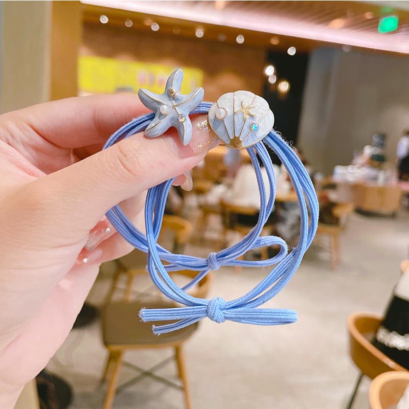 ヘアゴム リングゴム 髪ゴム レディース ヘアアクセサリー マリン
