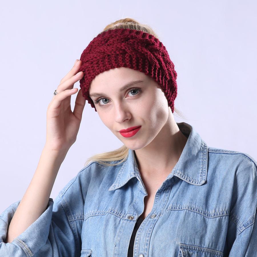 plusnao（プラスナオ） ヘアバンド ヘッドバンド ターバン ニット