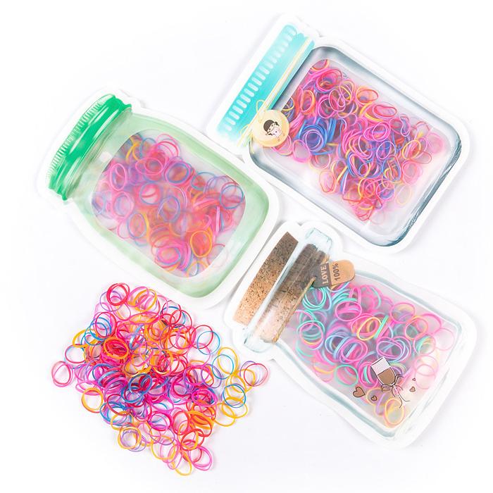 plusnao ヘアゴム リングゴム 150本 300本 キッズ 子供 レディース  