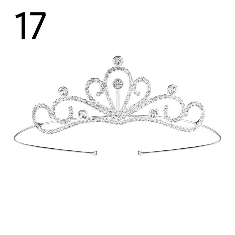 ティアラ レディース 女性 ヘアアクセサリー ヘッドドレス 髪飾り ラインストーン 花嫁 ウェディング 結婚式 披露宴 花嫁 ブライダル かわいい お | plusnao | 10